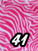 41. Pink on White Zebra - Click to view larger
